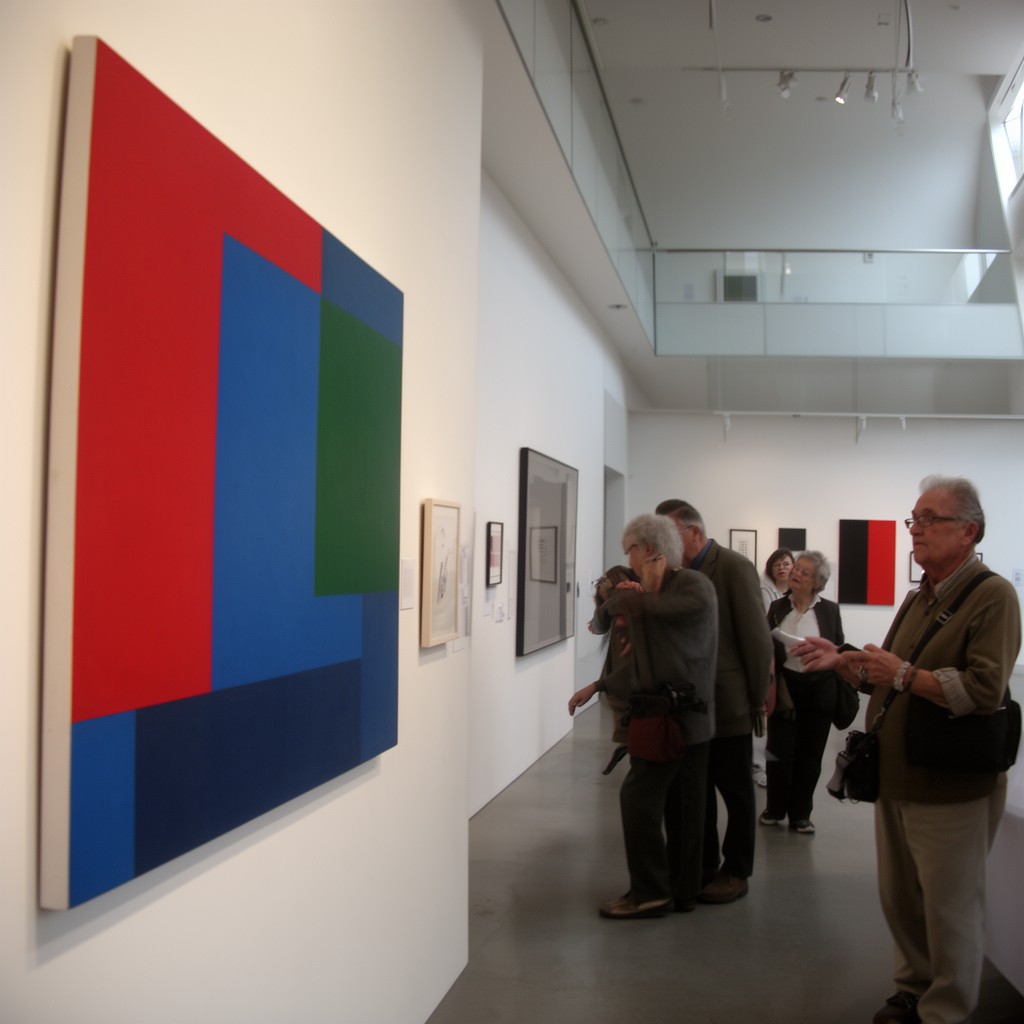 AI-generated illustration of Ellsworth Kelly