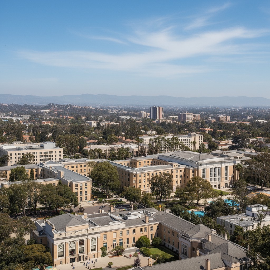 AI-generated illustration of University of California system