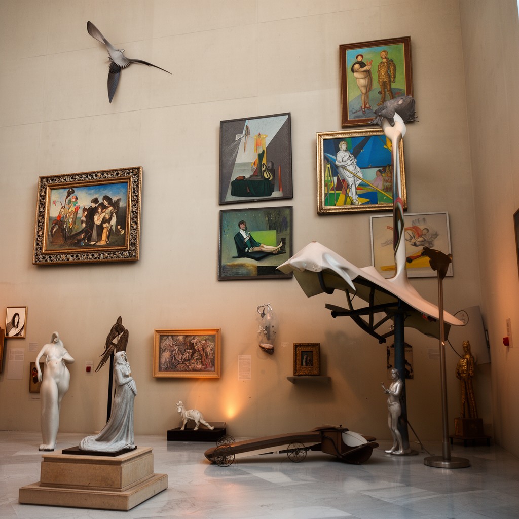 AI-generated illustration of Dalí Museum, St. Petersburg, Florida