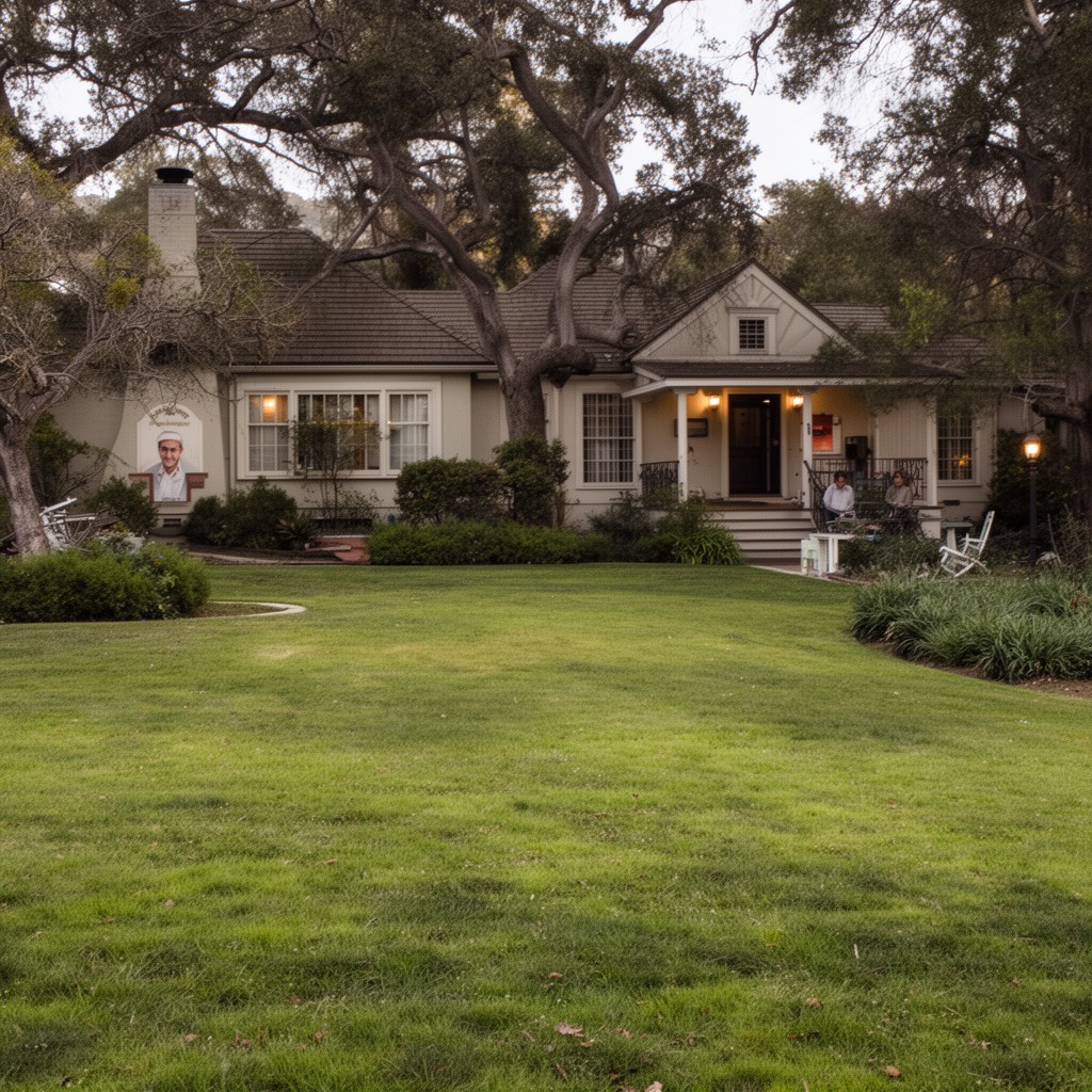 AI-generated illustration of Will Rogers State Historic Park