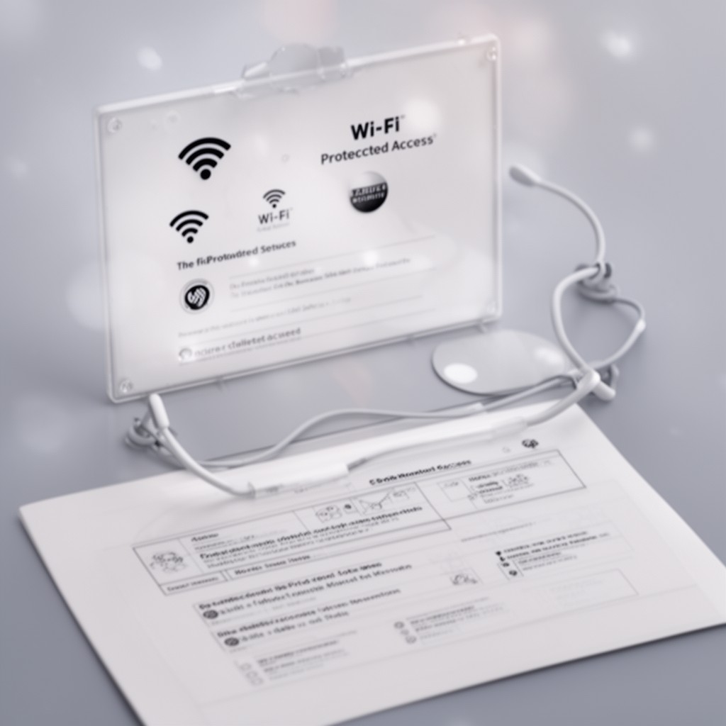 AI-generated illustration of Wi‑Fi Protected Access