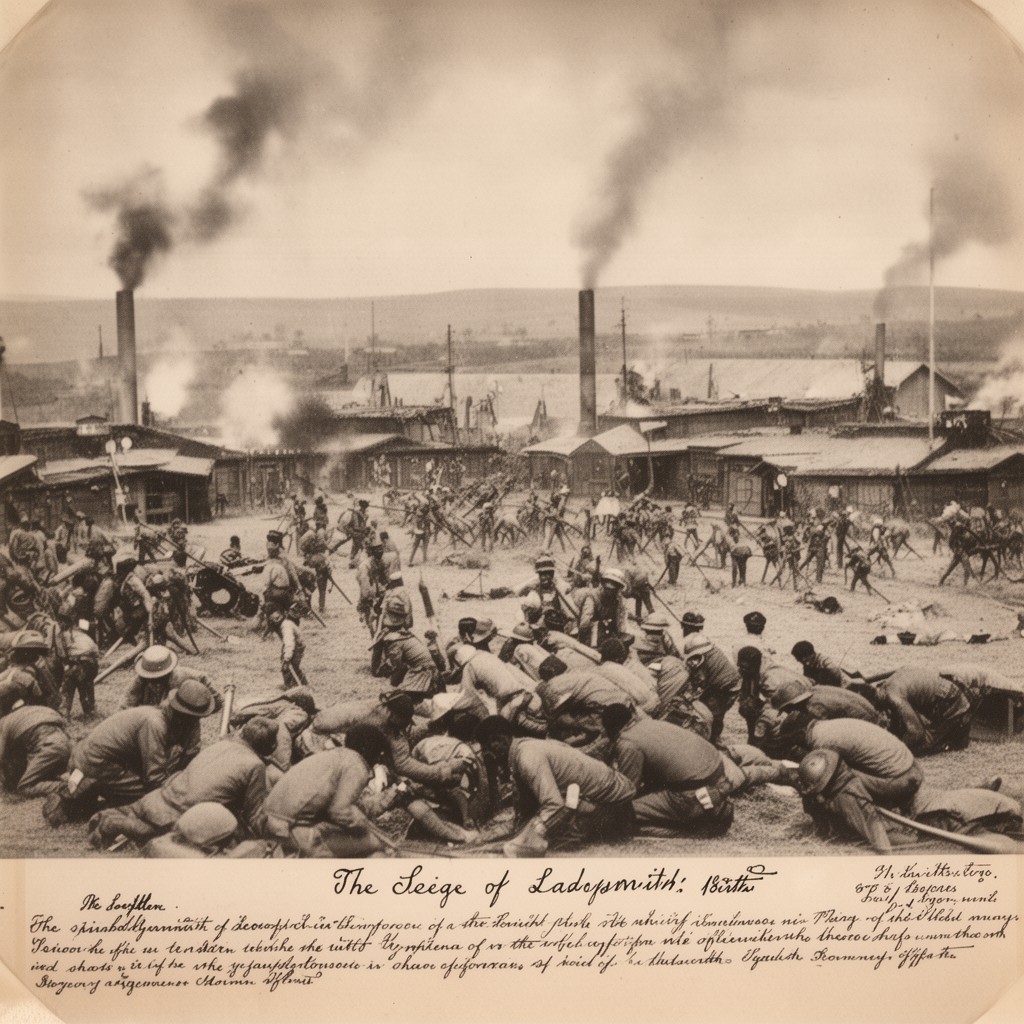 AI-generated illustration of Siege of Ladysmith