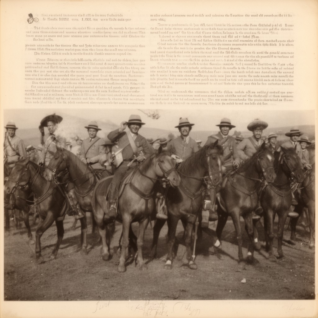 AI-generated illustration of Boer forces