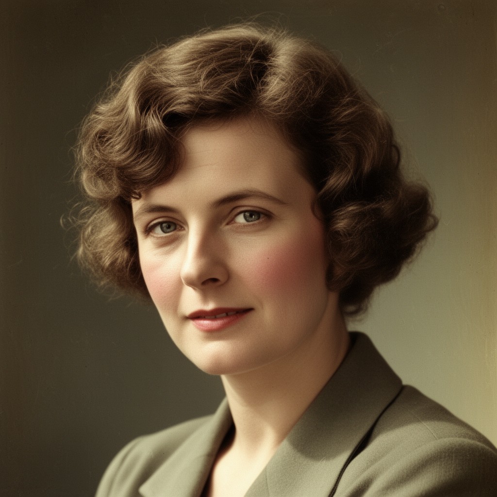 AI-generated illustration of Erika Mann