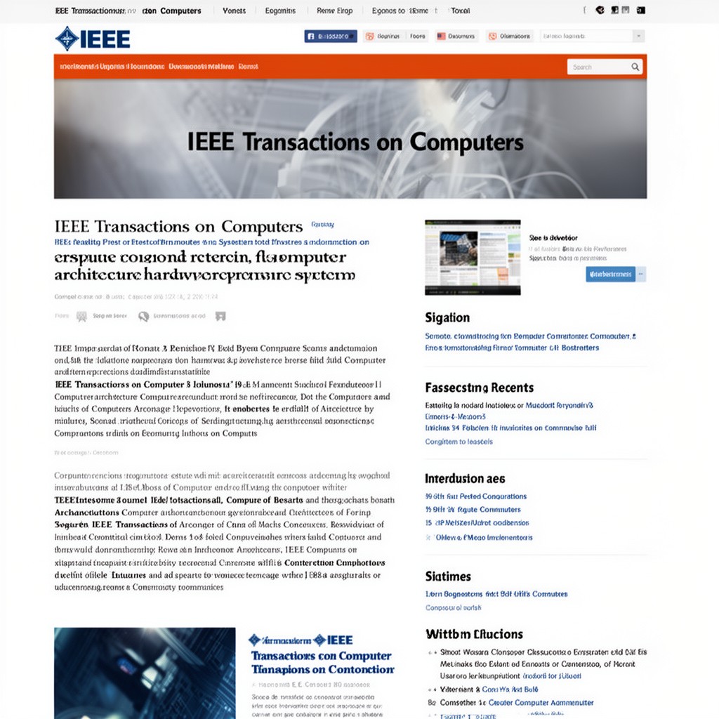 AI-generated illustration of IEEE Transactions on Computers