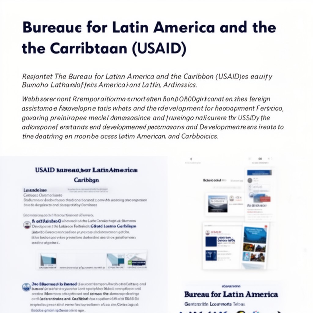 AI-generated illustration of Bureau for Latin America and the Caribbean (USAID)
