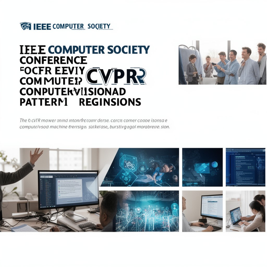 AI-generated illustration of IEEE Computer Society Conference on Computer Vision and Pattern Recognition