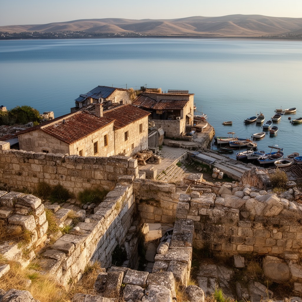 AI-generated illustration of Capernaum