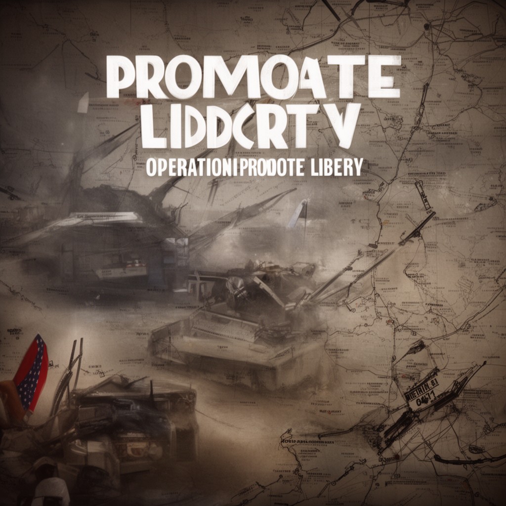 AI-generated illustration of Operation Promote Liberty