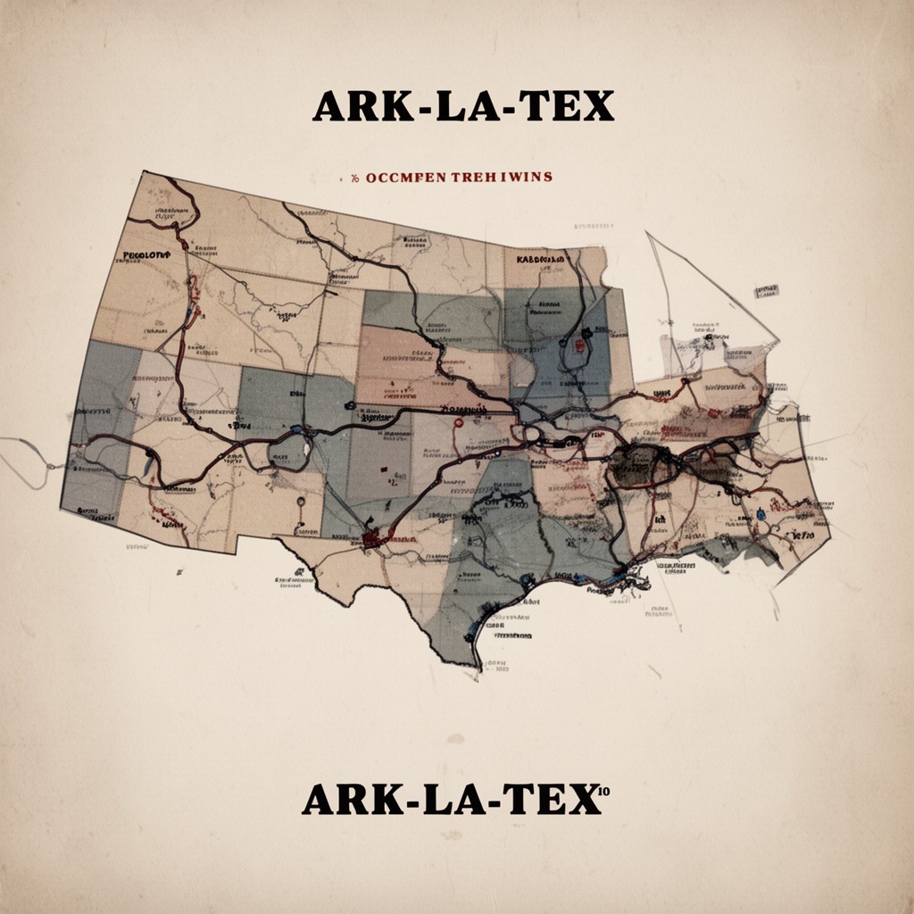 AI-generated illustration of Ark-La-Tex