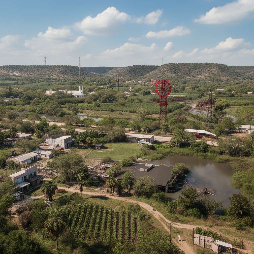 AI-generated illustration of South Texas