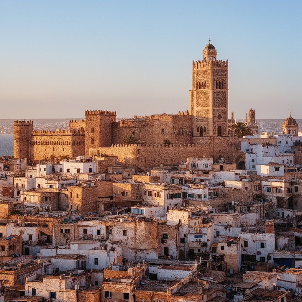 AI-generated illustration of Tangier
