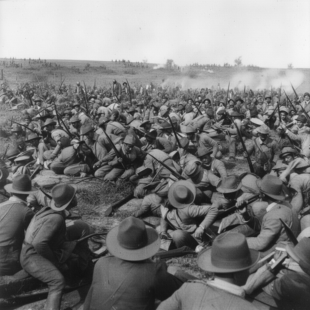AI-generated illustration of Battle of Magersfontein
