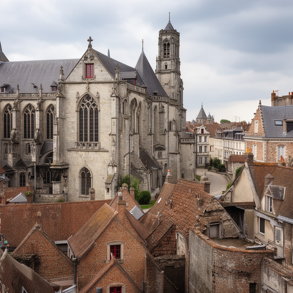 AI-generated illustration of St Omer