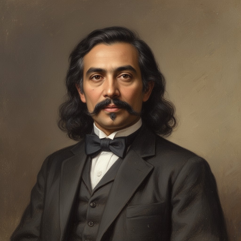 AI-generated illustration of Debendranath Tagore