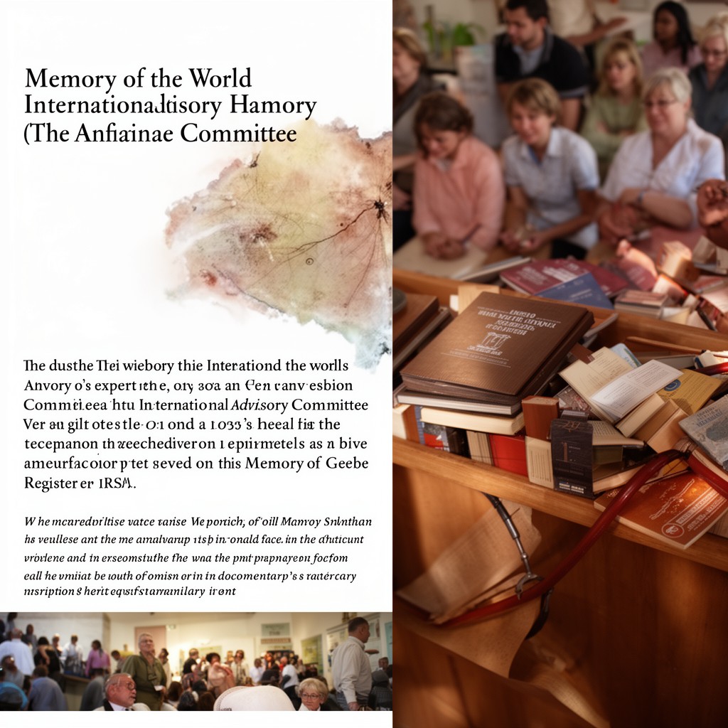 AI-generated illustration of Memory of the World International Advisory Committee