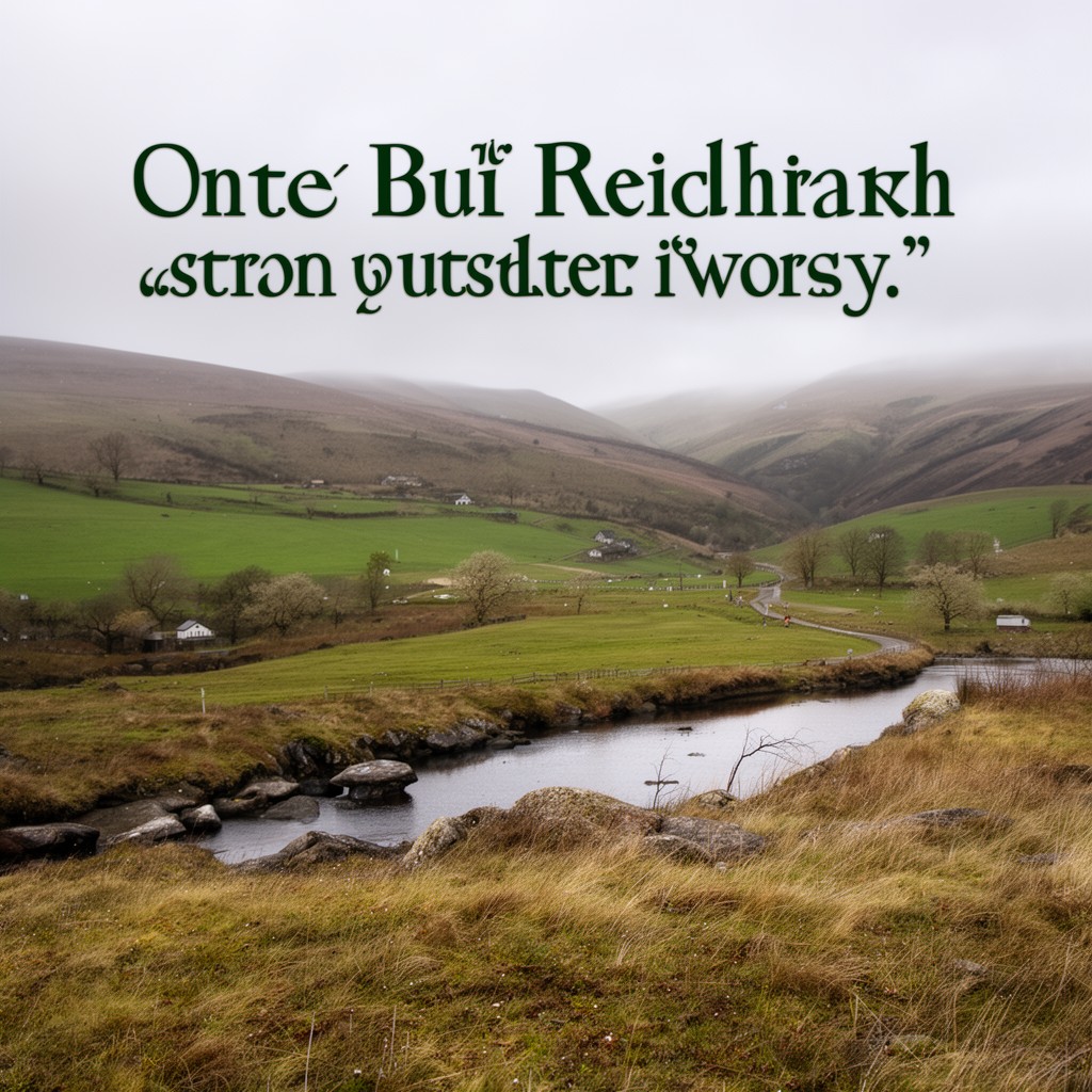 AI-generated illustration of Ulster Irish