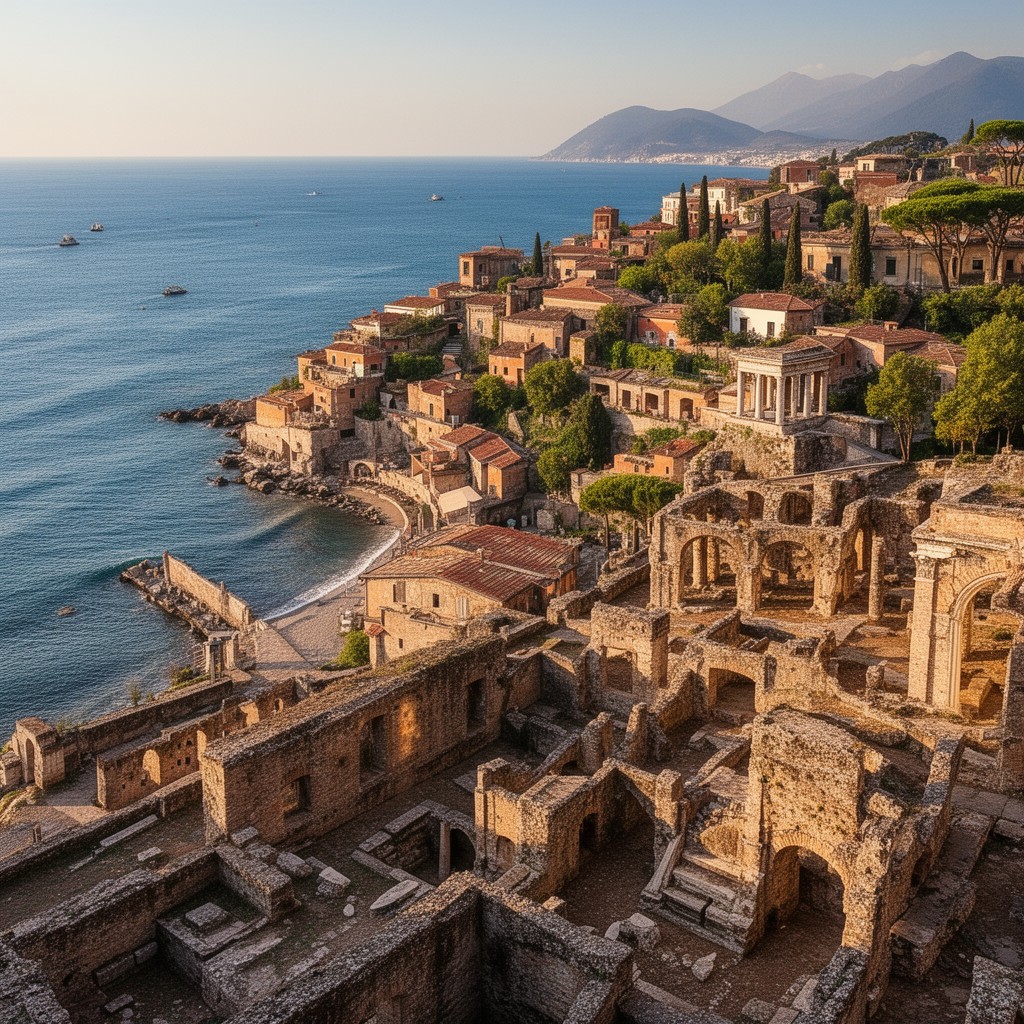 AI-generated illustration of Campania