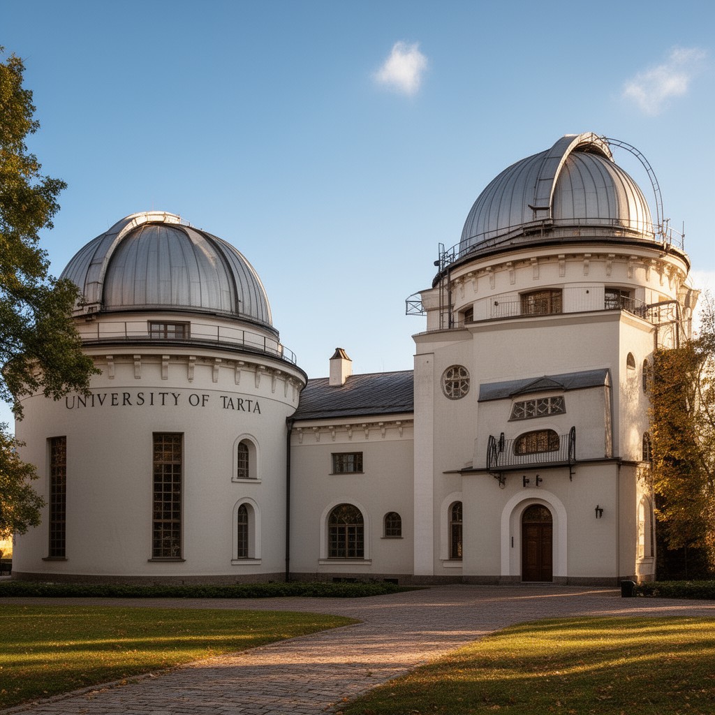 AI-generated illustration of University of Tartu Old Observatory