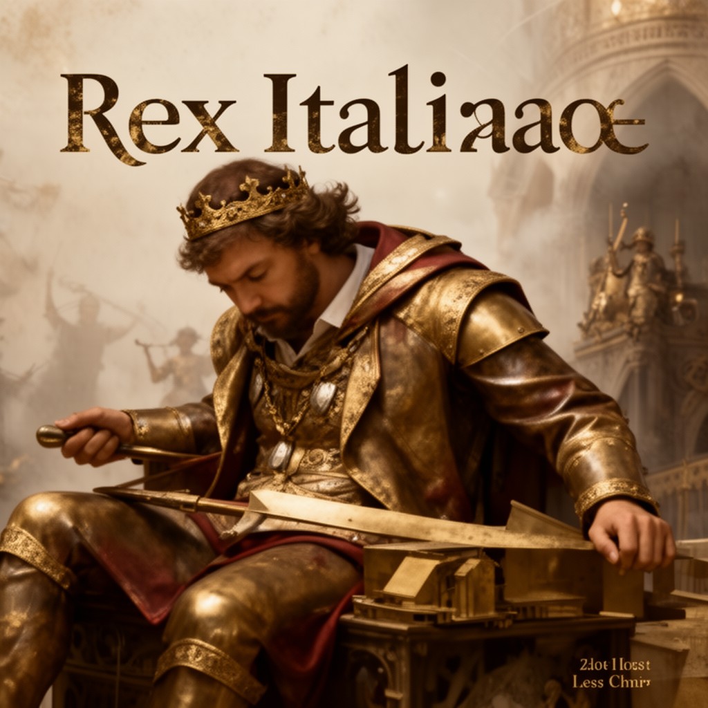 AI-generated illustration of Rex Italiae