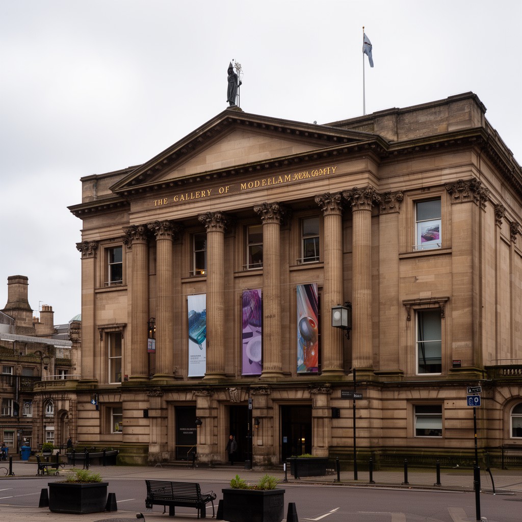 AI-generated illustration of Gallery of Modern Art (Glasgow)