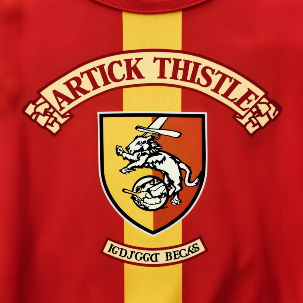 AI-generated illustration of Partick Thistle F.C.