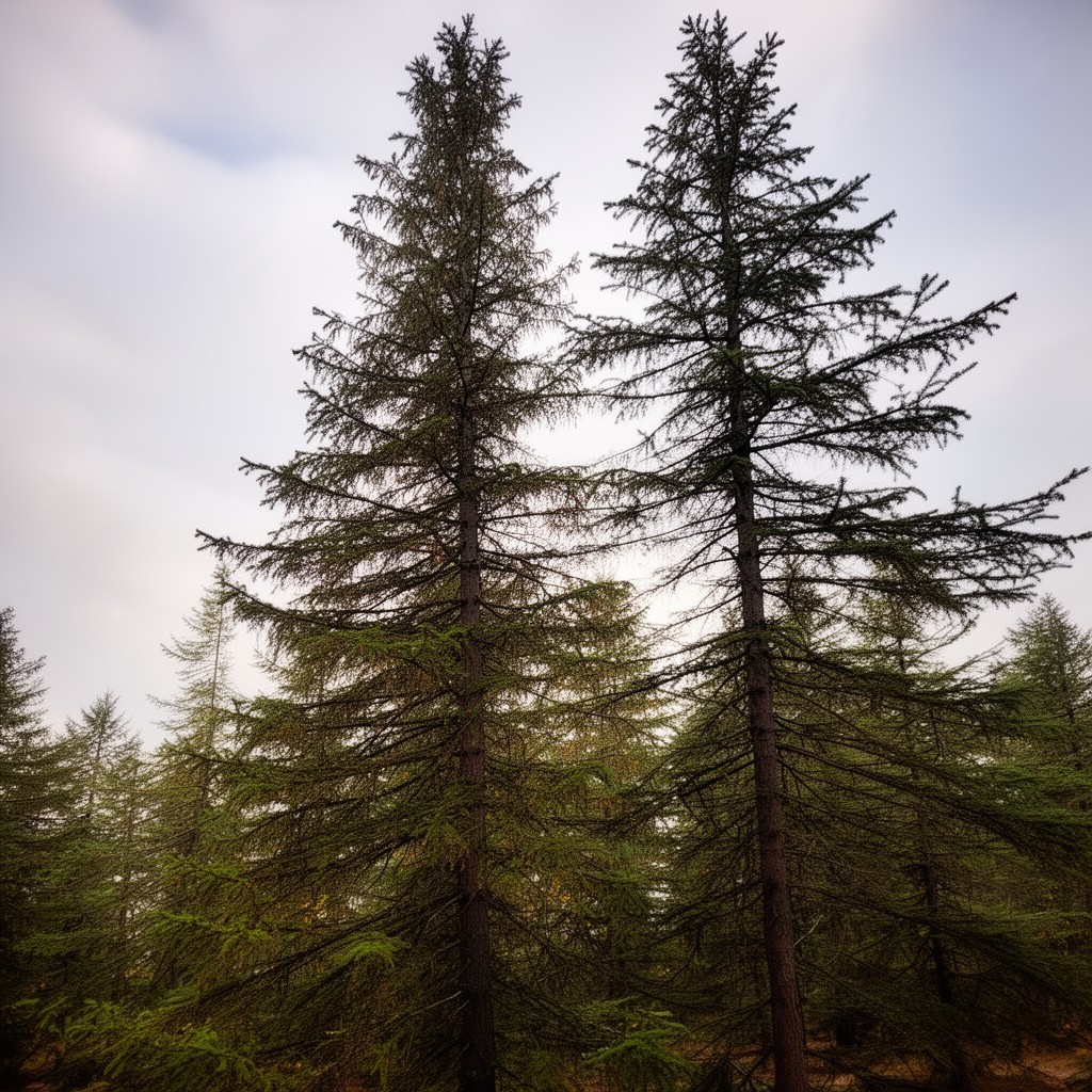 AI-generated illustration of Larix