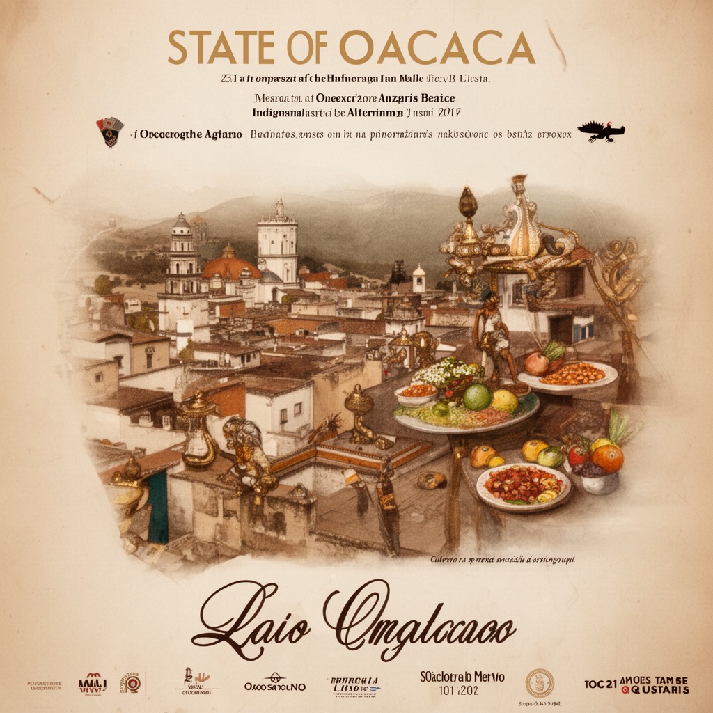 AI-generated illustration of State of Oaxaca