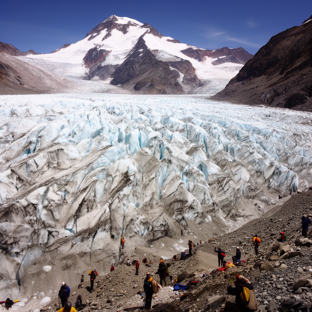 AI-generated illustration of Polish Glacier