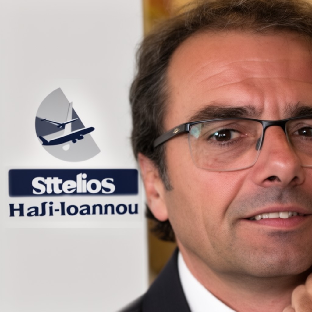 AI-generated illustration of Stelios Haji-Ioannou