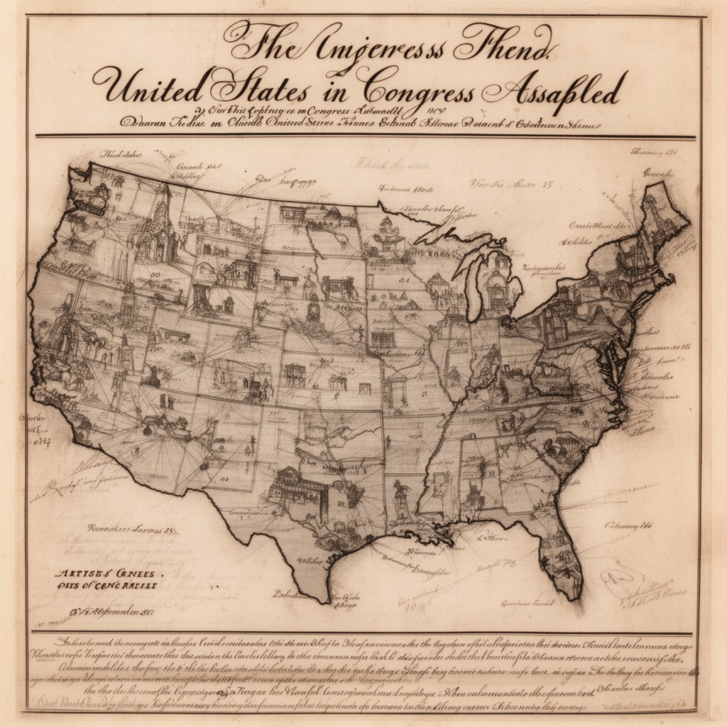 AI-generated illustration of United States in Congress Assembled