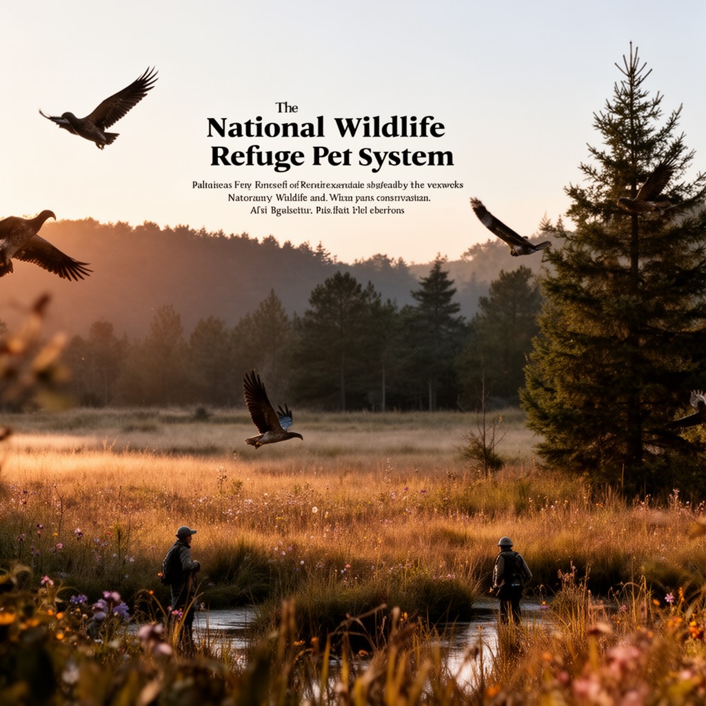 AI-generated illustration of National Wildlife Refuge System
