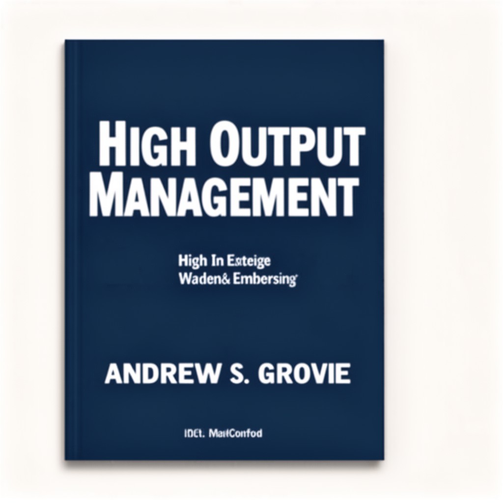 AI-generated illustration of High Output Management