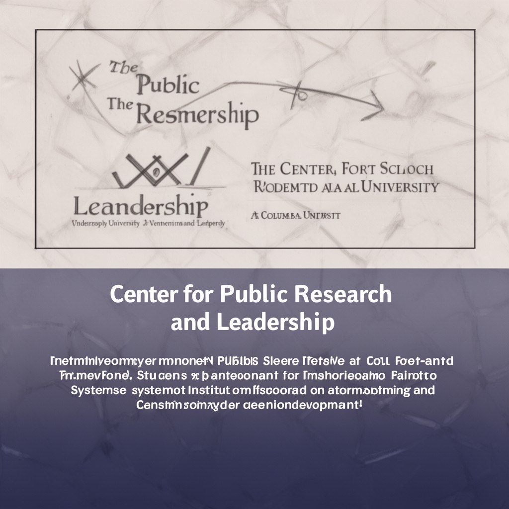 AI-generated illustration of Center for Public Research and Leadership