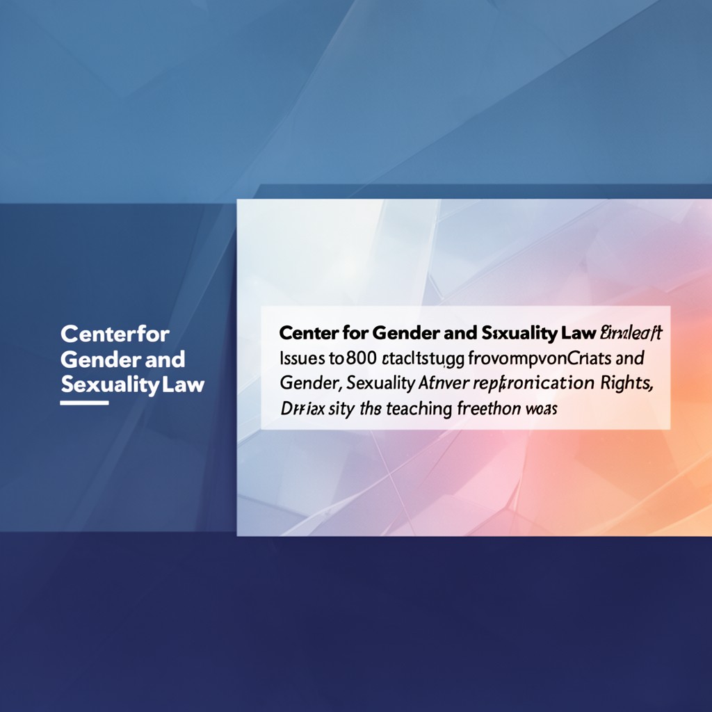 AI-generated illustration of Center for Gender and Sexuality Law