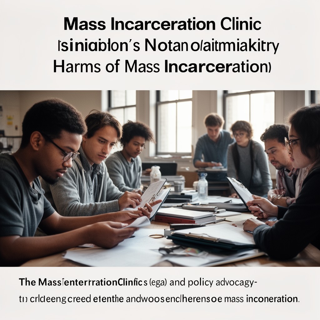 AI-generated illustration of Mass Incarceration Clinic