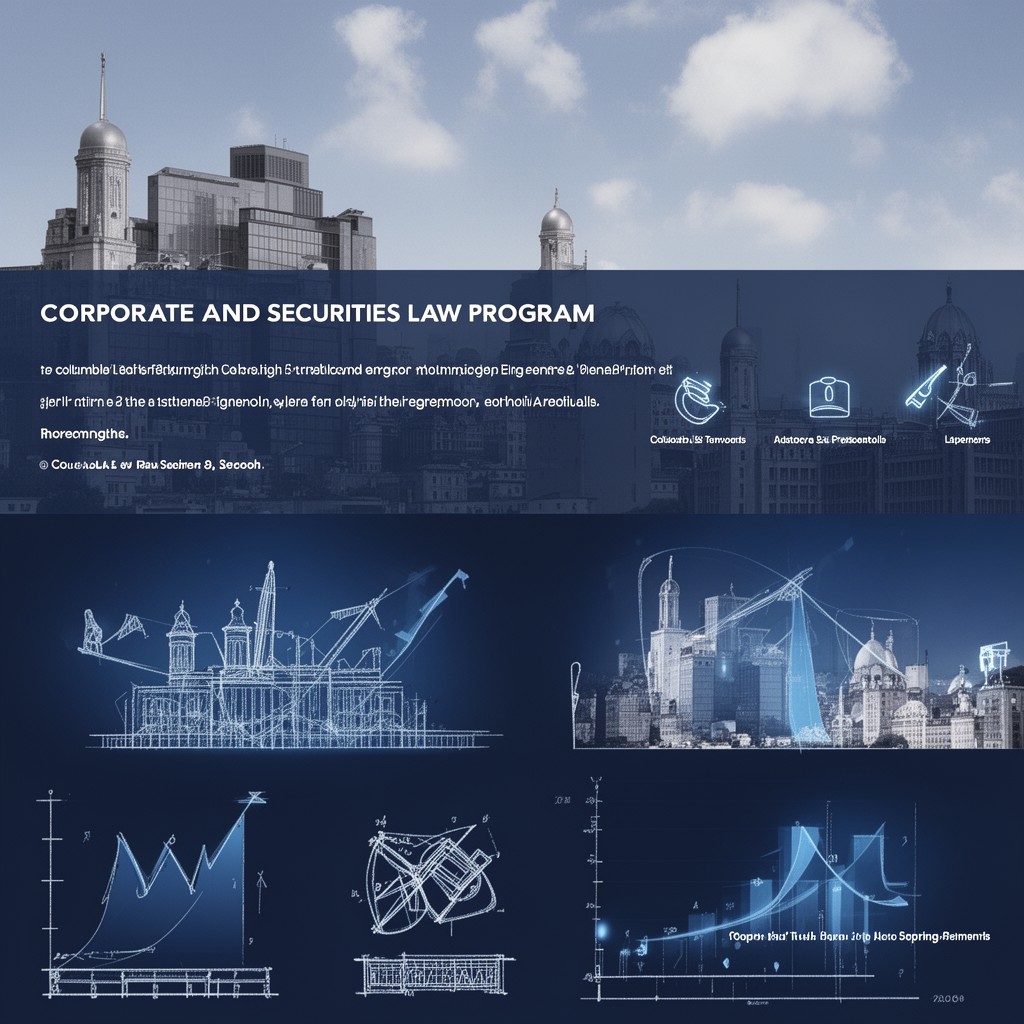 AI-generated illustration of Corporate and Securities Law Program