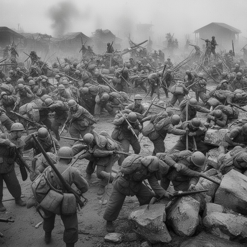 AI-generated illustration of Battle of Changsha