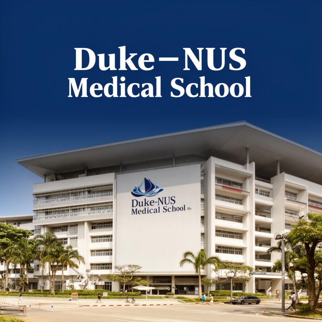 AI-generated illustration of Duke-NUS Medical School
