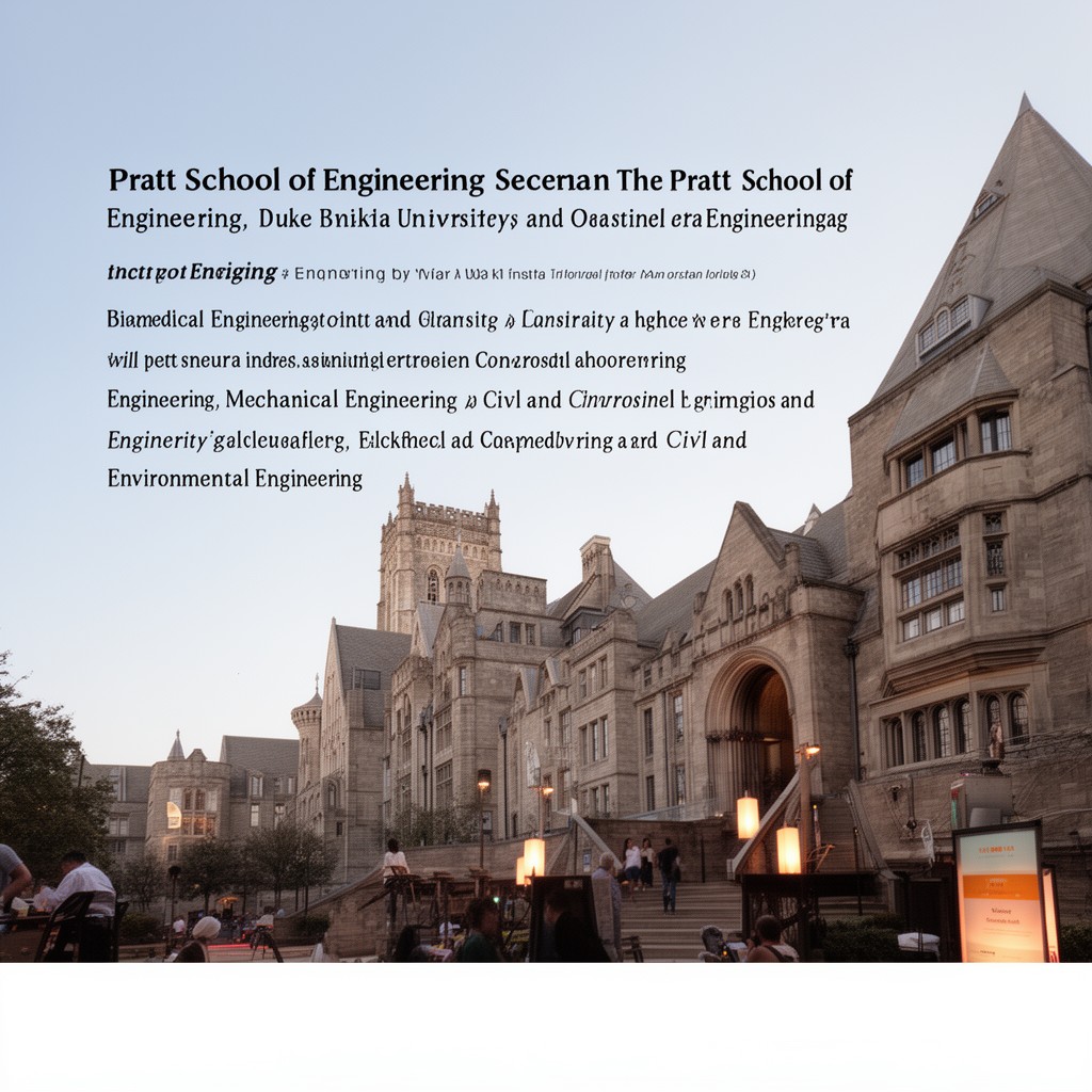AI-generated illustration of Pratt School of Engineering