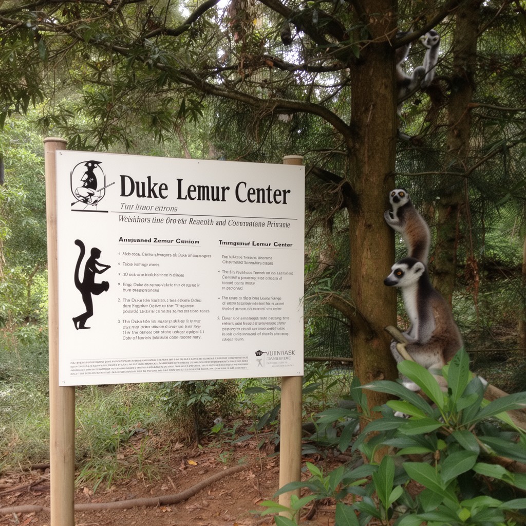 AI-generated illustration of Duke Lemur Center