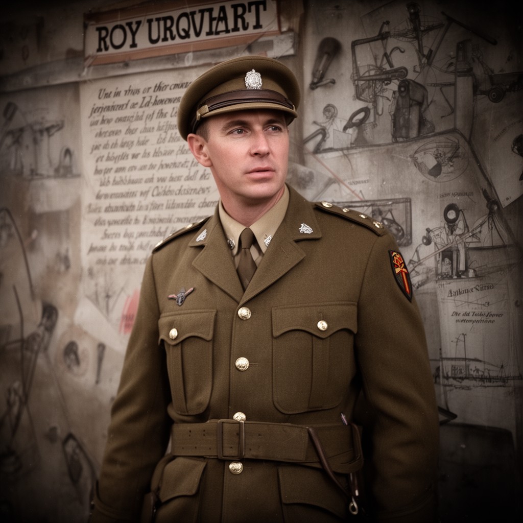 AI-generated illustration of Roy Urquhart