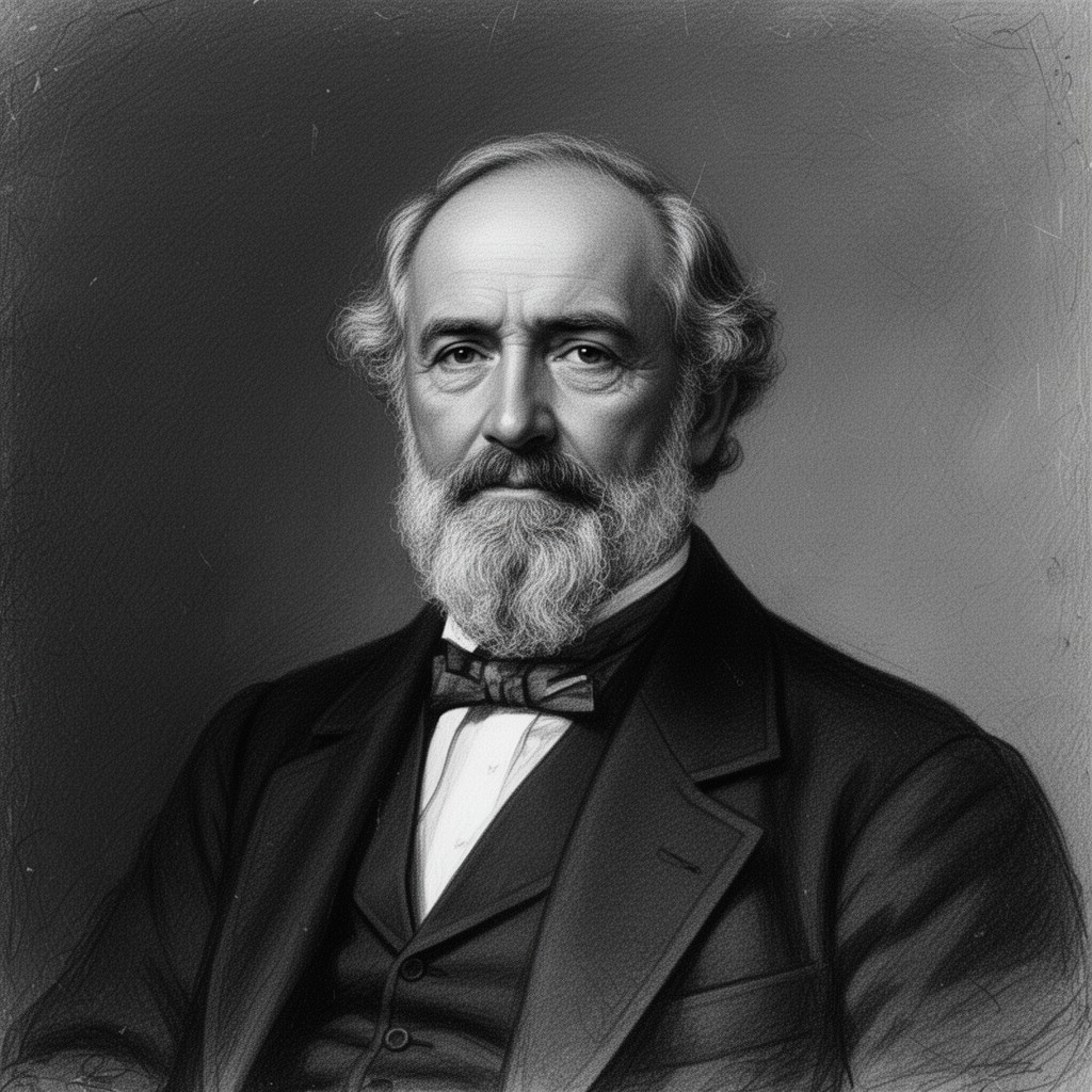 AI-generated illustration of William Greenleaf Eliot