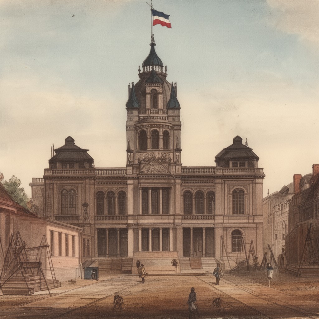 AI-generated illustration of Commons House of Assembly