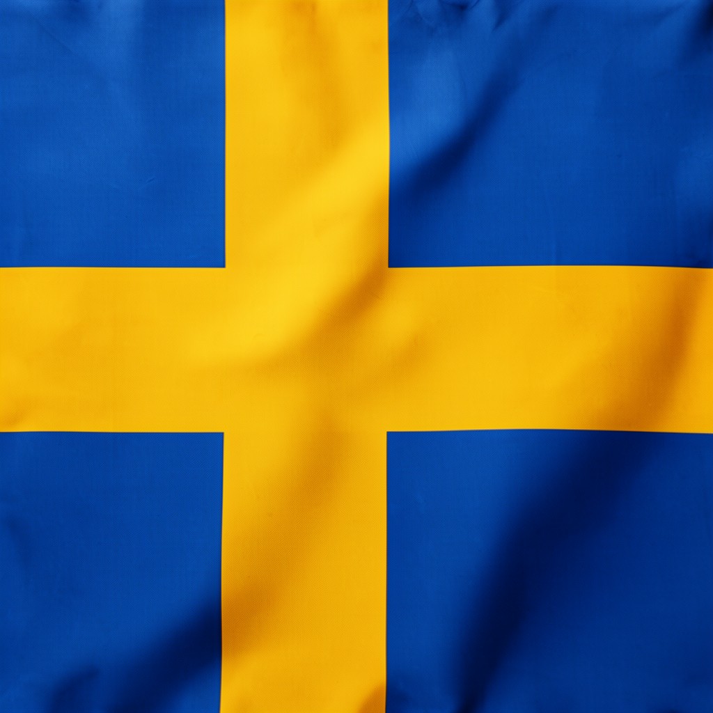 AI-generated illustration of Flag of Sweden