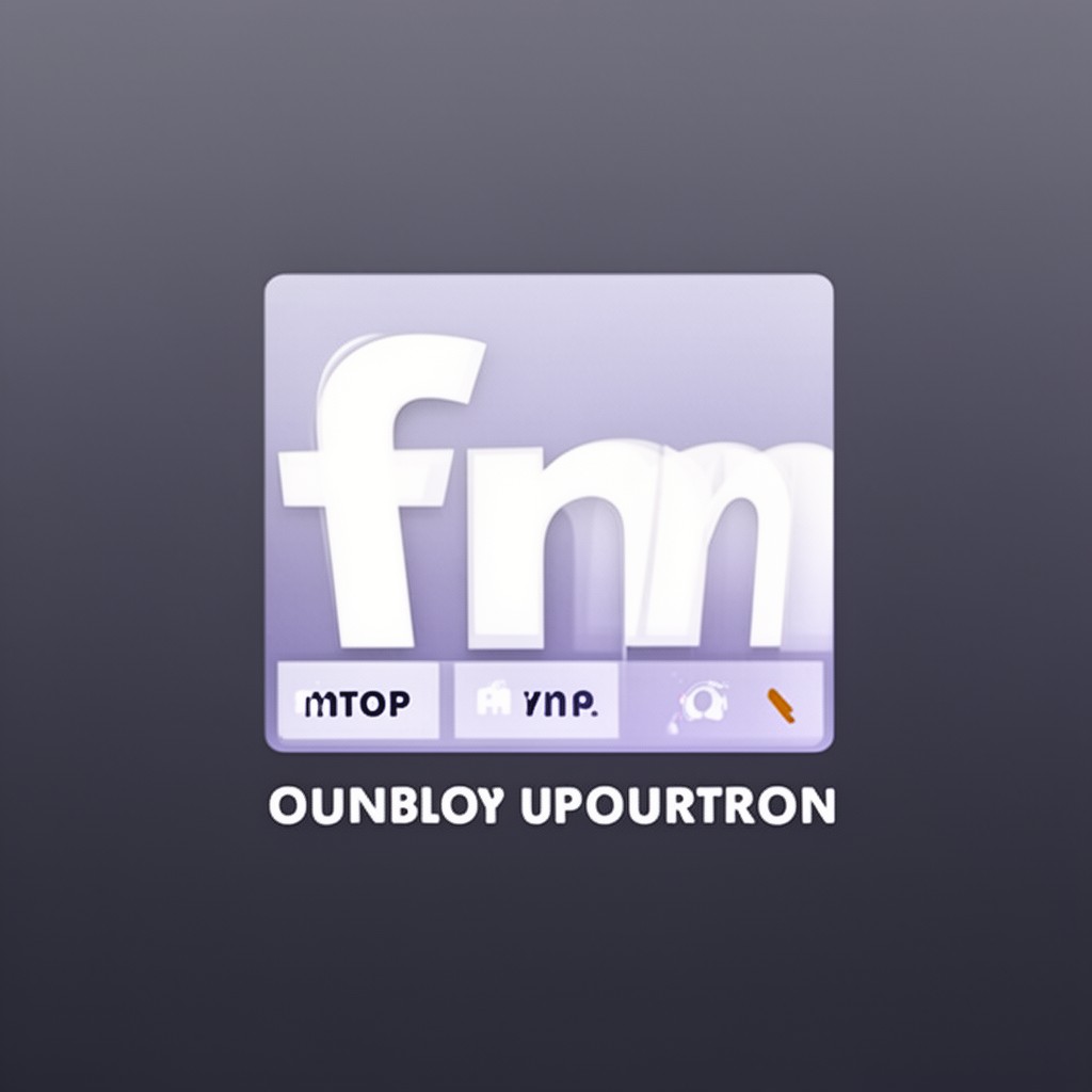 AI-generated illustration of .fm