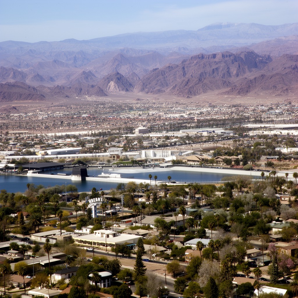 AI-generated illustration of Boulder City, Nevada