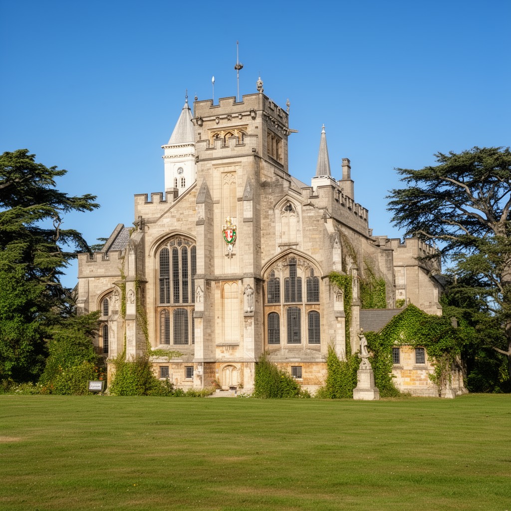 AI-generated illustration of St Mary Magdalene Church, Sandringham