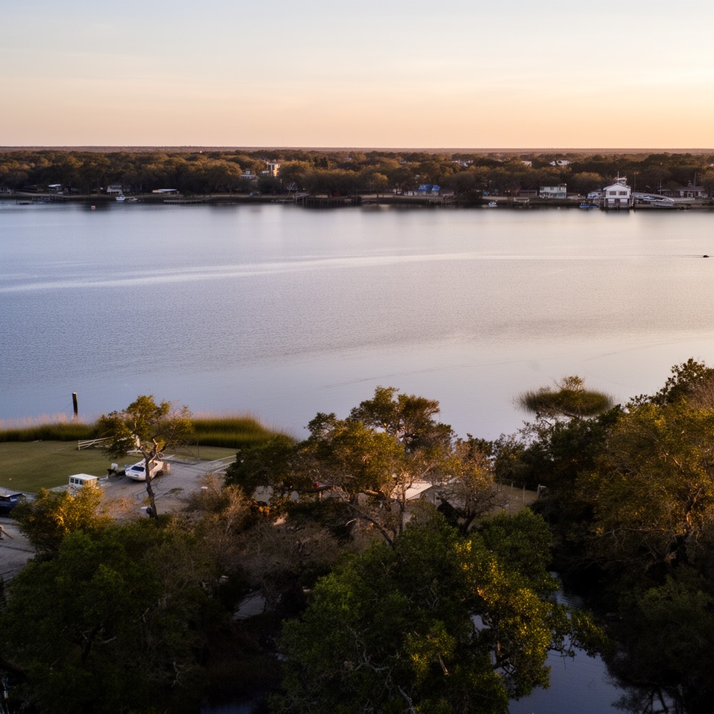 AI-generated illustration of Santa Rosa Sound