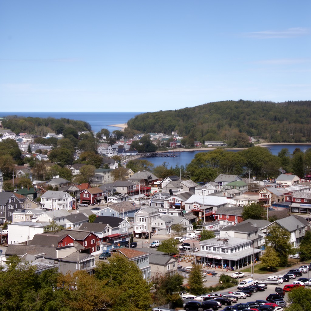 AI-generated illustration of York County, Maine